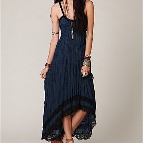 Free People Dresses & Skirts - Free People FP One Sunburst Maxi Dress Washed Blk